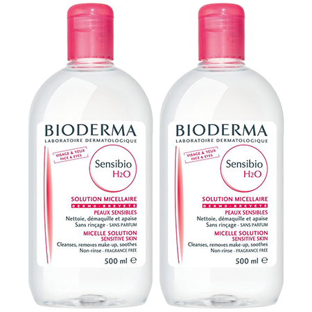 Bioderma Sensibio H2O 500 ml (ขวดสีชมพู) 